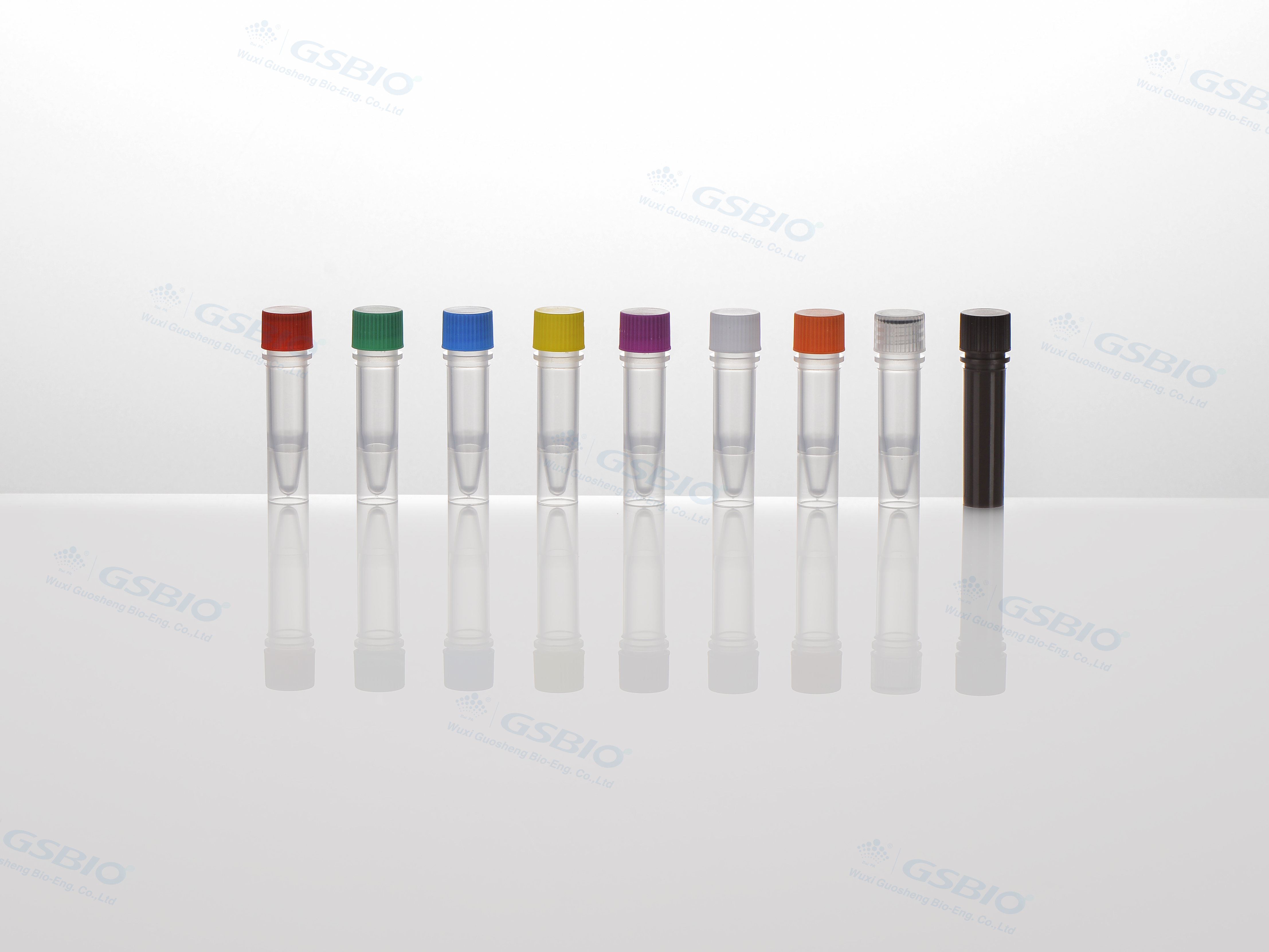 1.5mL Storage Tubes, clear or brown, conical Bottom or self-standing Bottom,  deep cap, sterilized or unsterilized, high-molecular polypropylene (PP), tolerable temperature: -80℃~120℃, maximum RCF of conical bottom: 20000xg, apply to the long-term storage of cells.