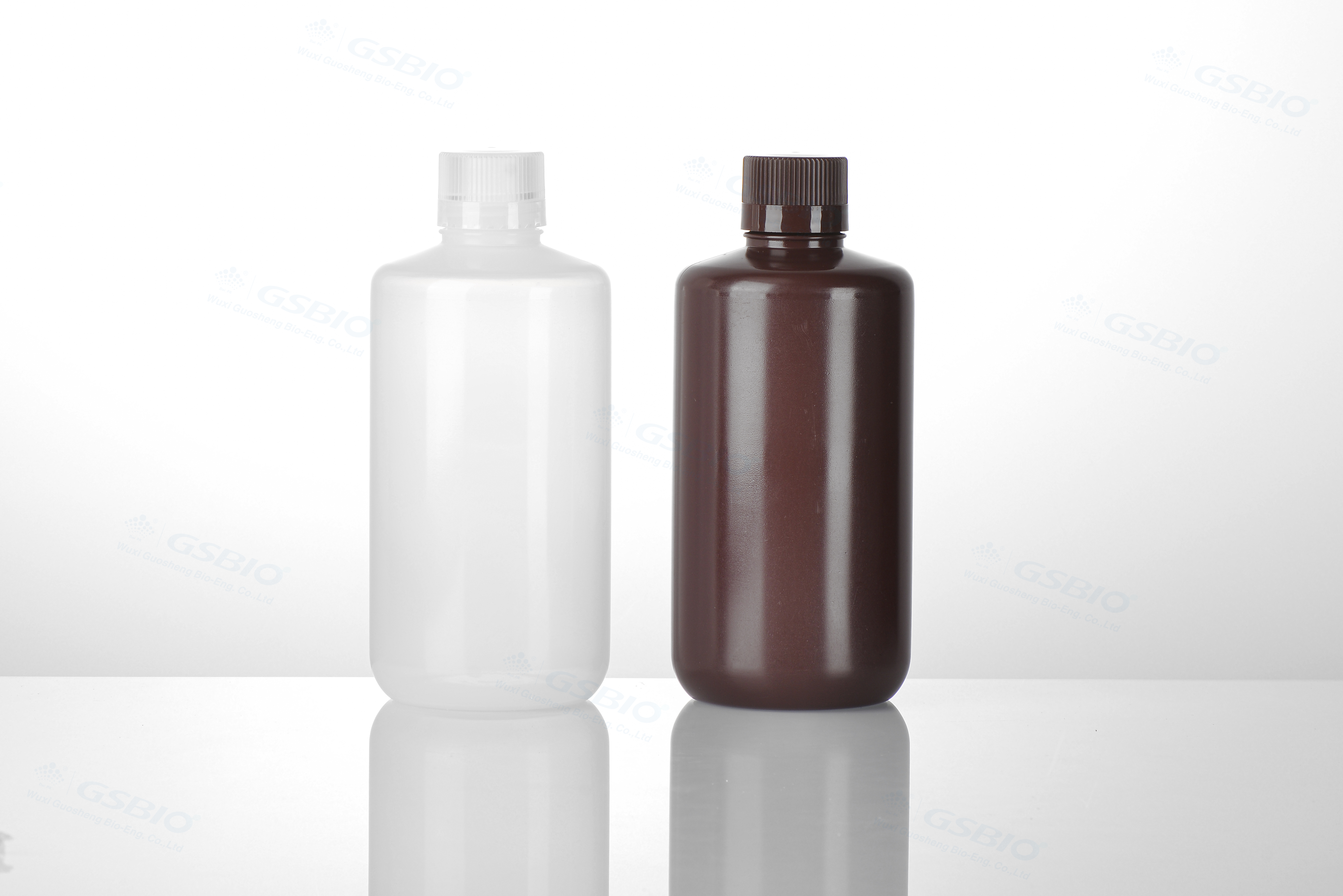 1000mL Narrow Mouth Reagent Bottle, with screw cap, PP polypropylene/HDPE polyethylene, sterile/unsterilized, natural/clear/brown/frosted, for storing chemicals/liquids/powders.