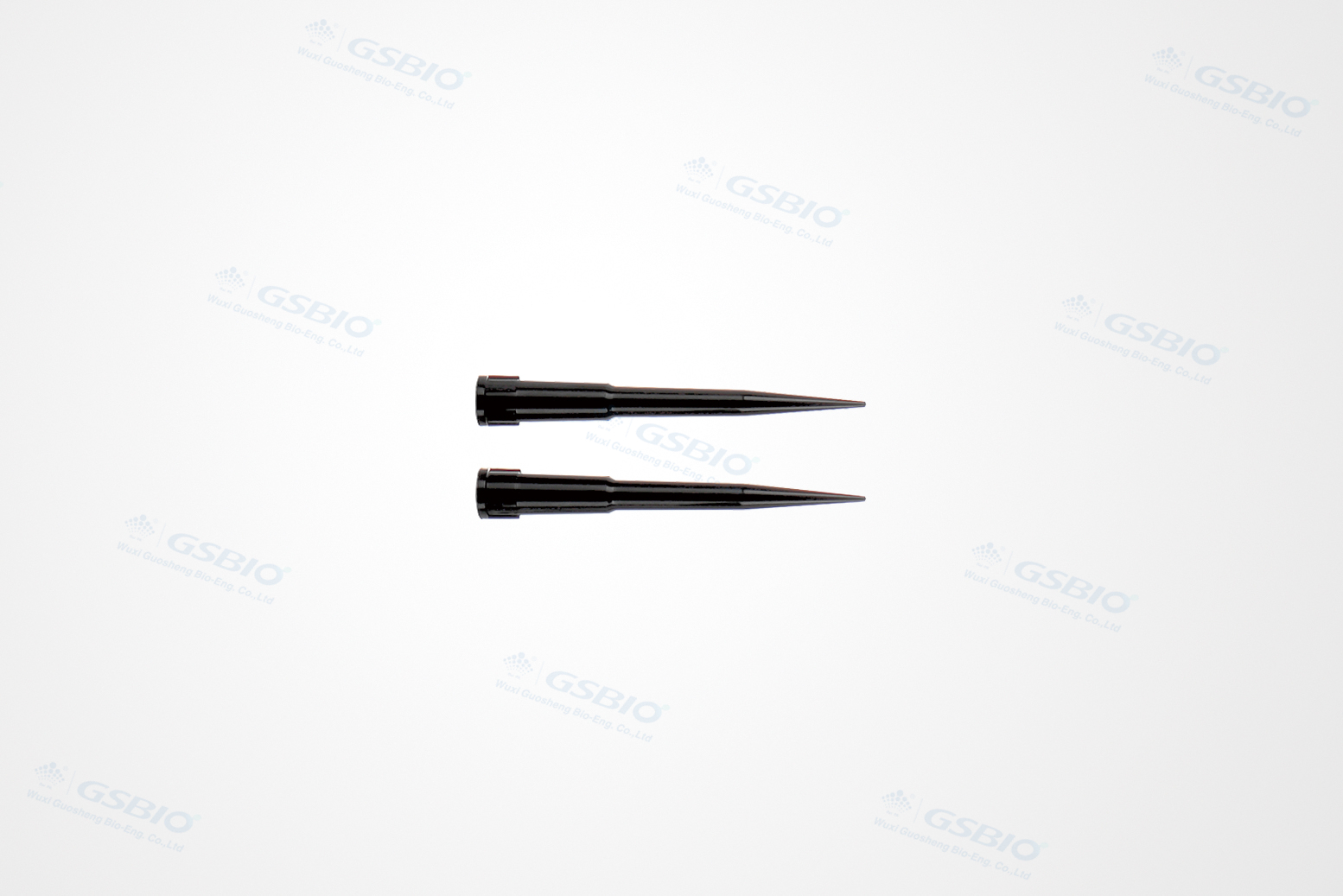 200uL Tecan Conductive Pipette Tips, disposable micro-volume tips, with or without Filter, black, sterilized, PP material, suitable for Endorf and Gilson pipettes, bulk and boxed packing, 96 pcs/pack, 50 pack/case.
