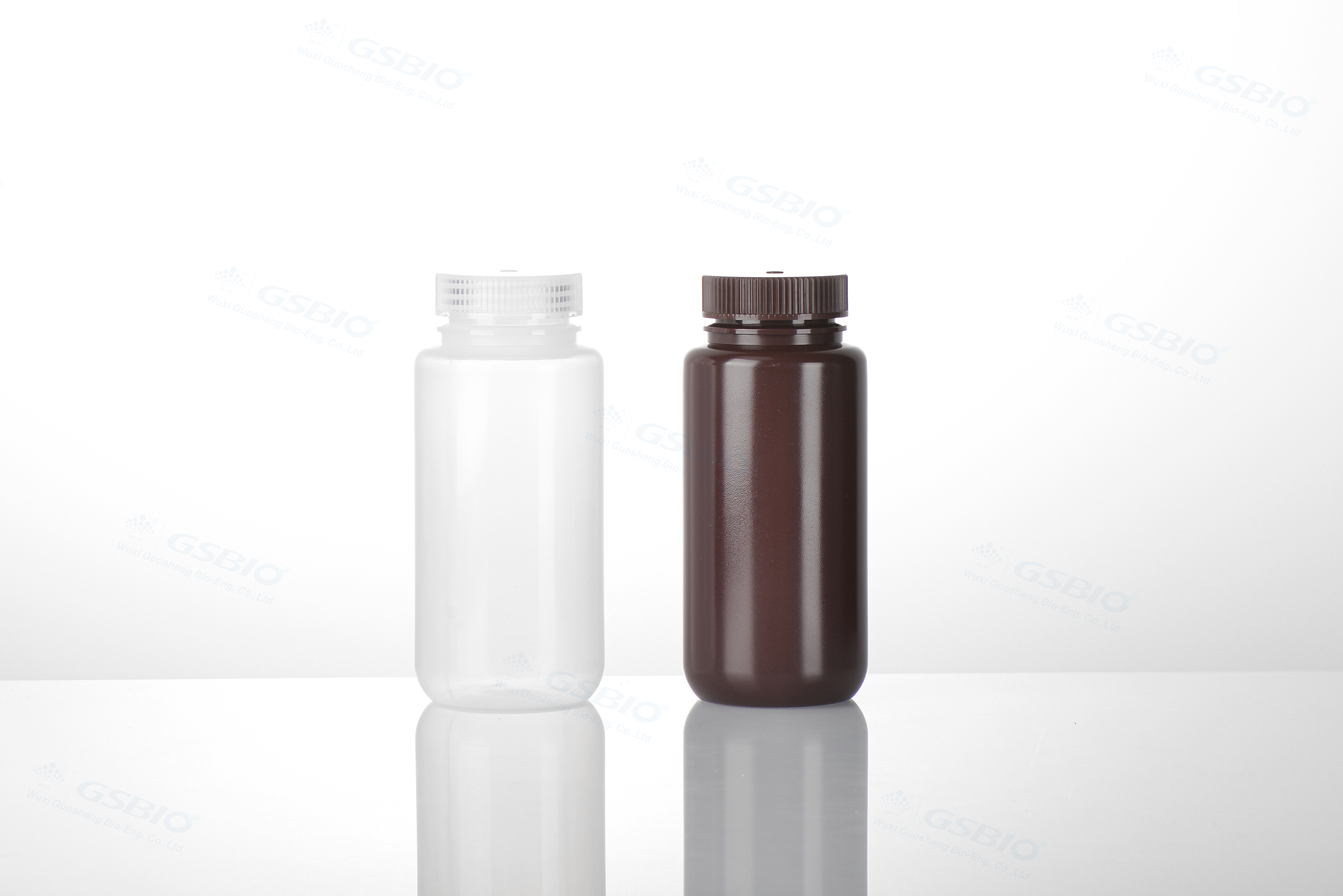 500mL Wide Mouth Reagent Bottle, with screw cap, PP polypropylene/HDPE polyethylene, sterile/unsterilized, natural/clear/brown/frosted, for storing chemicals/liquids/powders.