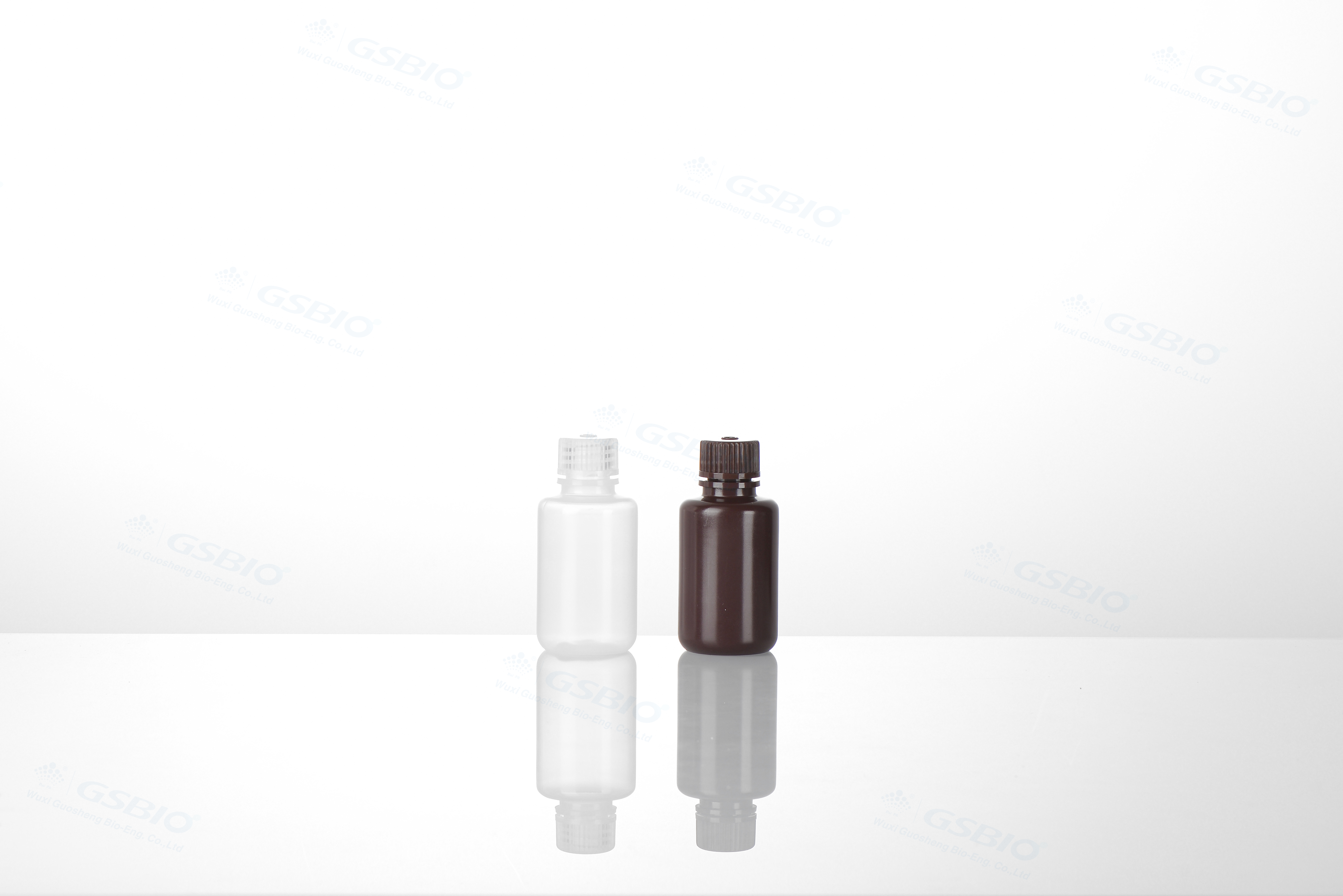 60mL Narrow Mouth Reagent Bottle, with screw cap, PP polypropylene/HDPE polyethylene, sterile/unsterilized, natural/clear/brown/frosted, for storing chemicals/liquids/powders.