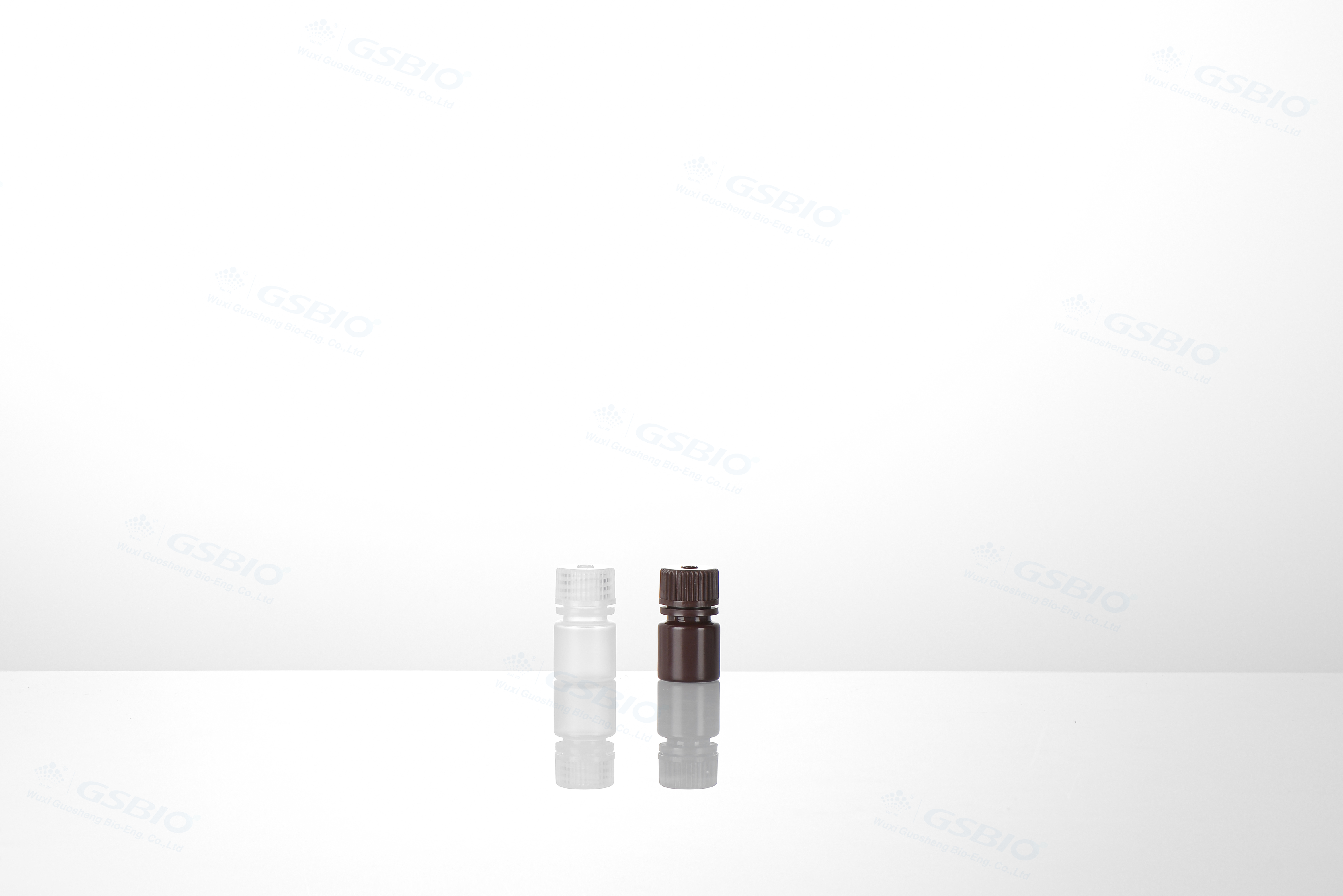 8mL Wide Mouth Reagent Bottle, with screw cap, PP polypropylene/HDPE polyethylene, sterile/unsterilized, natural/clear/brown/frosted, for storing chemicals/liquids/powders.